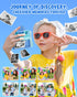 Kids Instant Print Camera - 24MP & 1080P Selfie Digital Camera with 3 Roll No-Ink Print Paper, 32G SD Card