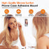 Suction Phone Case Mount, 2Pcs Silicone Grip Compatible with iPhone and Android Cases, Anti-Slip