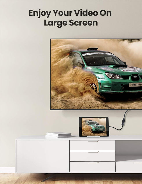 UGREEN 2.0 4K@60Hz 3D Dolby 18Gbps 5/Pi 4//Pi 500 7 6/Retroid 3+, 0.6FT Micro HDMI to HDMI Adapter, Male to Female