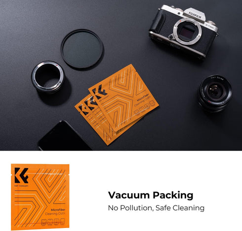 K&F Concept 40.5mm Lens Cap Cover, 4-in-1 Center Pinch Cover with Anti-Loss Keeper Leash for Camera Lenses