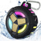 EBODA Waterproof Bluetooth Speaker - IP67 Shower Speaker with LED Light, Portable for Travel, Beach, Black Golden