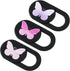 Qulkws 3 Pcs Webcam Cover Slide Butterfly Design Ultra-Thin Laptop Camera Cover Slide