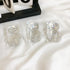Transparent Mobile Phone Grip Stand | Bear Phone Folding Finger Stand, Easy Installation Smooth 3D Laser Phone Folding
