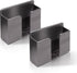 2 Pcs Wall Mount Phone Holder with 3M Adhesive, Phone Stand with Data Cable Receiving Hole, Charger Remote Control
