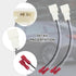 2PCS Car Speaker Adapter Harness for Front+Rear Door Speakers, Premium Connector Compatible with Toyota Subaru