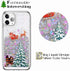 for iPhone 14 Pro Case iPhone 14 Pro Christmas Phone Case Glitter Sparkle Liquid Floating Case Shockproof Clear Soft TPU Bumper Case Xmas Santa Claus Silicone Case, Colorful