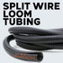 3-Pack Assorted Split Wire Loom, 1/4", 3/8", 1/2" x 20 ft Each, Protective Split Cable Sleeves for Electrical