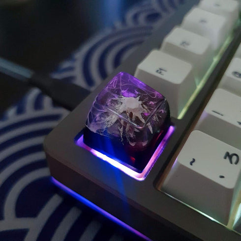 Mechanical Keyboard Keycap - Transparent Fog Style Mountain Keycap for MX Mechanical Keyboard - Unique Gifts