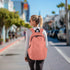 Backpack 25L Daypack Backpack 15.6 inch Salmon Laptop for Women Men Casual Hiking Bag Travel for Laptop Salmon