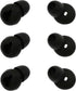 ALXCD Eargel for Gear Circle SM-R130, 3 Pair Medium Silicone Replacement Ear Tip Earpads, Black