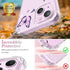 Crystal Phone Case for iPhone 13(2021)/iPhone 14(2022) 6.1", Alluring Purple Butterfly Soft Shockproof Clear Protective