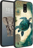Turtle Phone Case for BLU View 4 B135DL, Slim Black Soft TPU Shockproof Protective Case (BLU View 2 2023)