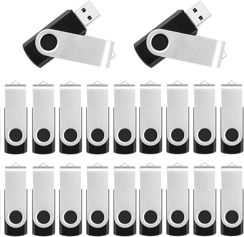 MECHEER 128MB Flash Drive Bulk USB Flash Drives 20 Pack, USB 2.0 Thumb