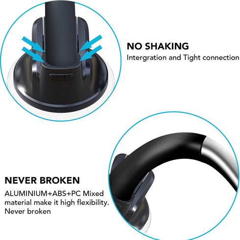 APPS2Car Magnetic Car Phone Holder Mount with 6 Strong Magnets for Most Smartphones & Mini Tablets