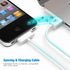 sarmert 4.0ft Apple Certified 30 Pin USB Charging Cable for iPhone 4/4s, iPad 1/2/3, iPod Touch/Nano - White (1 PCS)