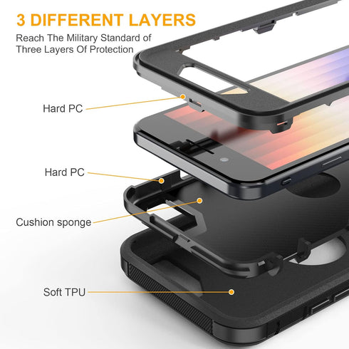 Shop jaroco iPhone SE Case 2022/2020/3rd/2nd, iPhone 8/7 - Shockproof, Military Grade, Non-Slip, Heavy Duty, 4.7" -