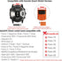 YOOSIDE 22mm Quick Fit Silicone Sport Waterproof Replacement Watch Band for Garmin Instinct/Fenix 5 (Black)