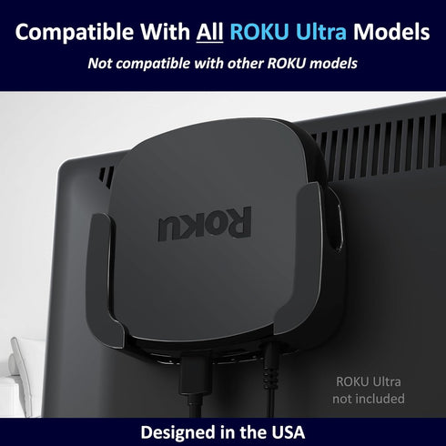 Holder for Roku Ultra (Compatible with All Roku Ultra Models)