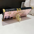 Galaxy S24 Ultra Kickstand Case, Cute Luxury Glitter Bling Butterfly with Ring Stand, Shockproof, Pink