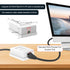 VCELINK Cat6 RJ45 Surface Mount Box | 1-Port, Compatible with UTP Cat6/Cat5e/Cat5, 5-Pack, White
