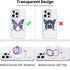 Transparent Clear Phone Ring Grips Holder, Finger Ring Stand for Cell Phone Tablet Case Accessories, Round (1PCS
