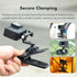 SEASKY Vlog Backpack Strap Mount Clip Clamp Holder for Gopro Hero12/11/10/9, DJI Action 4/3/2, Sports Camera Accessories