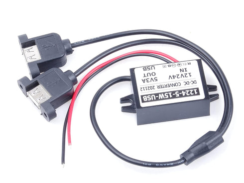 DC-DC 9V 12V 24V 36V Power Supply Module, Mini USB Step-Down Converter with Over-Temperature Protection