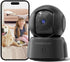 GOLSPARK 2K Indoor Security Camera for Home, 360 Pet Camera with Night Vision, Motion Tracking, Two-Way Audio, Black