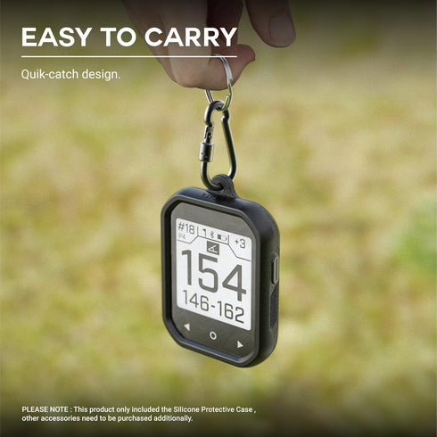 TUSITA 3 Silicone Case Compatible with Bushnell Phantom Handheld Golf GPS - Black