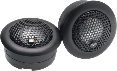 Powerbass S1S 1-Inch Silk Dome Tweeters