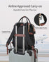Backpack, Pack Bookbag for Women Laptop Teacher Nurse Work Computer Bags with Cup Holder & USB Charger for Travel