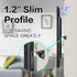 KAMIWI 22-55 Inch 100 lbs, No Drill Drywall TV Mount, No Stud TV Wall Mount for Most Brand TVs up to Easy Install No