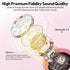 MOZOTER Bluetooth 5.3 Wireless Earbuds, Noise Cancelling with 4 Microphones, In-Ear Headphones with Charging Case,