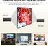 Foldable 60-inch Projector Screen, XINLEMY 4K 16:9 HD Portable Double-Sided Cinema Screen for Home Theater