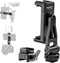 Neewer Metal Phone Tripod Mount with Cold Shoe & NATO Clamp for DJI RS4 RS3 Pro RS2 RSC2 Gimbal Stabilizer, 180° Tilt