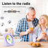 ZYOKATA 5.1 CD Player Portable Bluetooth Desktop CD Player with HiFi Sound Speakers,Remote Control,Dust Cover,LED