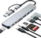 Generic USB Hub 3.0 USB C Hub 8 in 1 with SD/TF Card