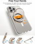 EWA MagOne 2nd Gen Phone Grip Stand with Replaceable Silicone Finger Strap, Compatible with MagSafe