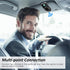 Hands Free Cell Phone Car Kit, Bluetooth 5.0 Speakerphone with Visor Clip, Siri Google Voice Command Support
