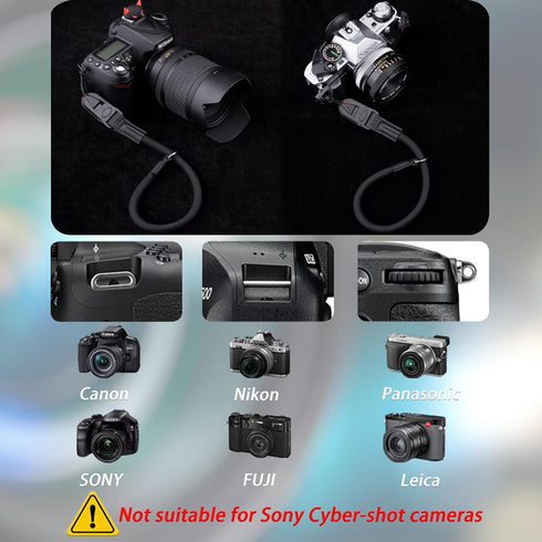 Quick Release Rope Hand Strap for Compact & DSLR Cameras - VKO