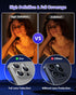 iPhone 15 Pro/iPhone 15 Pro Max Glitter Camera Lens Protector - Clear Acrylic with Aluminium Alloy Ring, 9H Tempered