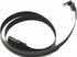 Slim Micro USB FPV Flat Slim Thin Ribbon FPC Cable Black 90 Degree Angled to Standard USB A for Charging and Sync (30CM)
