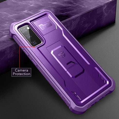 Dexnor Case for Samsung Galaxy S20 FE, Heavy Duty Military Grade Protection with Built-in Screen Protector