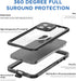 AICase Waterproof iPhone 14 Pro Case, MagSafe Compatible, Shockproof Full Body Clear with Screen Protector