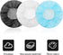 300 Pieces Disposable Headphone Covers Non Woven Sanitary Ear Covers for Headphones (Black, White, Blue, S-6.5 cm)