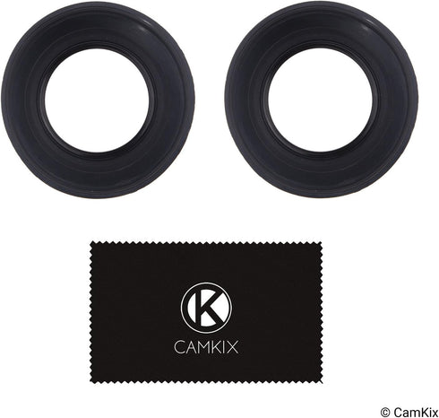 Camera Lens Hood 52mm - Rubber - Set of 2 - Collapsible in 3 Steps - Sun Shade/Shield for Enhanced Photography