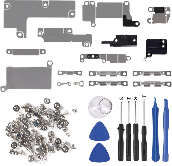 Inner Parts Replacement Kits for iPhone 7 Plus, Including Internal Bracket, Screw Set, and Repair Tool Kit