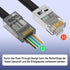 VCE 50-Pack CAT6 Connectors Pass Through, RJ45 Modular Plug 50u Gold Plated 8P8C for CAT6 CAT5E CAT5 Network