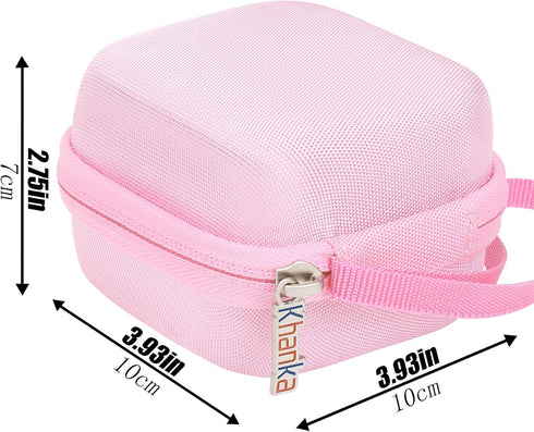 Khanka Hard Travel Case for Iseyyox/RTOPS/Hicober/UCOMX Nano 3 in 1 Wireless Charger (Pink)