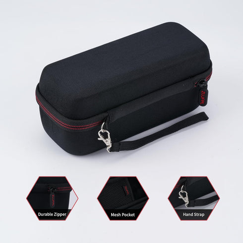EVA Hard Case for JBL Flip 6 Flip 5 Waterproof Portable Bluetooth Speaker, Fit for JBL Flip 4 Premium Travel Protecrive Carrying Storage Bag(Black)
